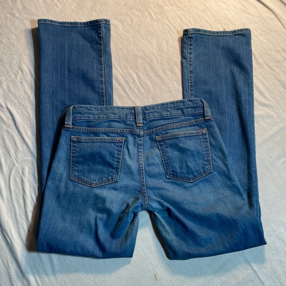 Gap straight ultra low rise blue jeans size 10 long - Picture 4 of 4